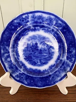 Buy Antique Flow Blue Burgess And Leigh Middleport Nonpareil Lunch Plate 8 5/8  • 27.45£