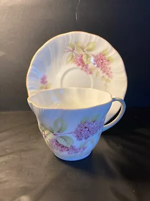 Buy Queen's Fine Bone China Rosina China Co. Cup And Saucer  Lilacs Design • 11.37£