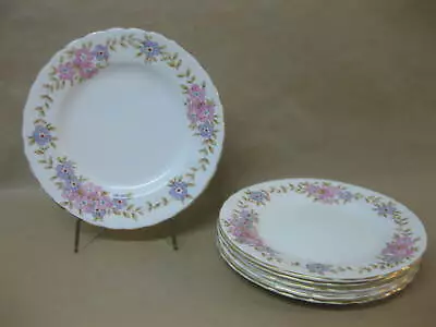 Buy 6 Vintage Tuscan China Plates ~ Pretty Floral Pattern ~ 7  • 12.99£