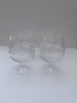 Buy Galway Irish Crystal X 4 Leah Pattern Brandy Glasses • 24£