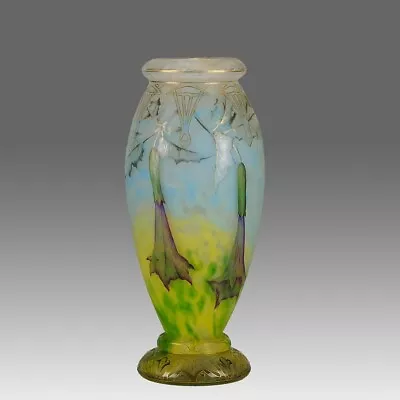 Buy Early 20th Century Art Nouveau Glass Vase Entitled “Daturas Vase” By Daum Frères • 8,500£