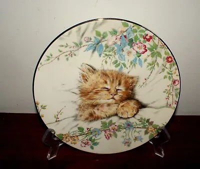 Buy Royal Worcester Crown Ware Kitten Classics Plate Collection Cat Nap • 5£