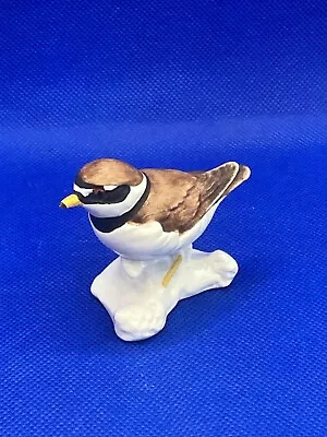 Buy Vintage Goebel West Germany Ceramic Ringed Plover Bird Figurine - Matte Finish • 7.50£