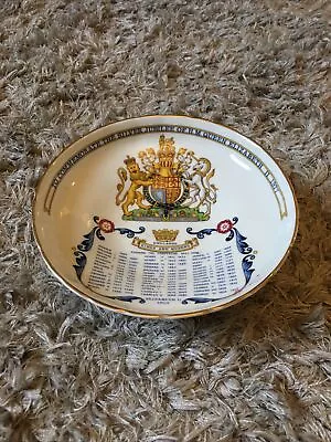 Buy Silver Jubilee Bowl - Aynsley Commemorative Bowl Elizabeth II - Bone China  • 6.20£