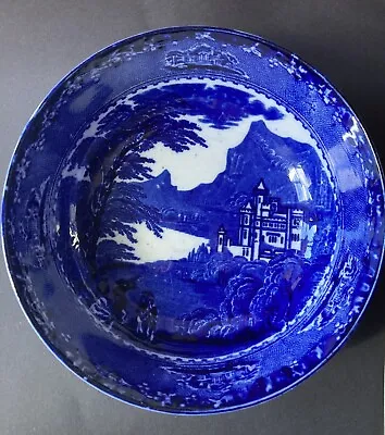 Buy Antique 1910 Blue & White Bowl By Jenny Lind Royal Staffordshire Burslem Pottery • 12£