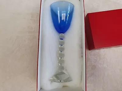 Buy Baccarat Vega Blue Rhine Wine Glass  With Original Box • 150£