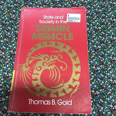 Buy State And Society In The Taiwan Miracle - 9780873323994 • 19£