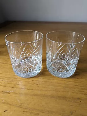Buy Pair Babcock Engineering Cut Glass Centenary Whisky Glasses.   1891 - 1991. • 2.99£
