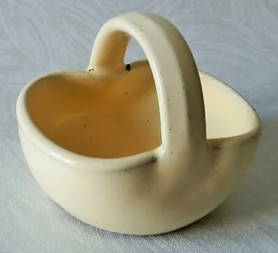 Buy Denby Stoneware Derby – Vintage Cream Posy Basket Vase – Used • 3.99£