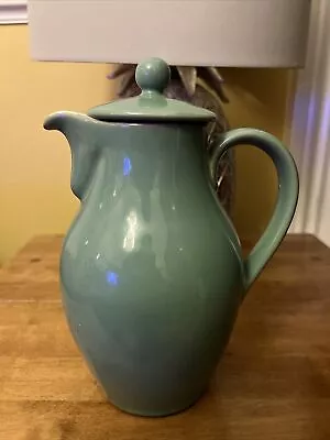 Buy Rare Denby Green Stoneware Teapot / Coffee Pot 2 Pints Good Condition • 35£