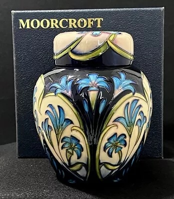 Buy Moorcroft 'Midnight Blue' Ginger Jar Boxed Signed By Philip Gibson • 169.95£