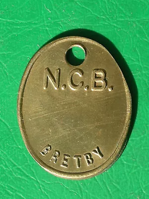 Buy Bretby Colliery Derbys. Closed 1962 Brass NCB Pit Check Miners Coal Mining Token • 9.99£