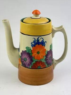 Buy Clarice Cliff GAYDAY Pattern Tankard Shape Coffeepot, Circa 1931, 17cm. Art D... • 295£