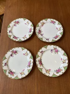 Buy Aynsley China 4 Side Plates Floral Bouquet Wilton Pattern B971 • 18£