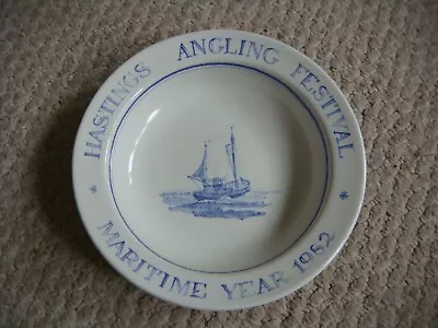 Buy Vintage 1982 Rye Pottery Hand Made Hastings Angling Festival 6  Trinket Dish • 15£