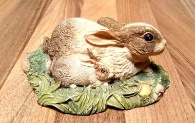 Buy John Beswick Studio Sculptures ' Contentment ' Bunnie Rabbits • 8.99£