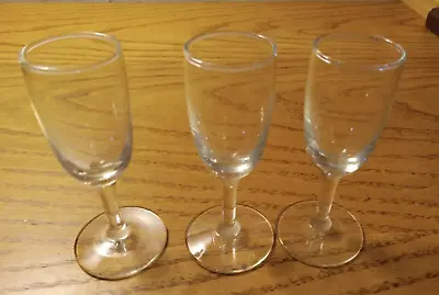 Buy Set Of 3  Cordial Sherry Stemmed Shot Glasses • 9.48£