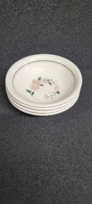 Buy Biltons England Pink Flowers Pattern Cereal/Soup Bowls X 4 • 4.84£