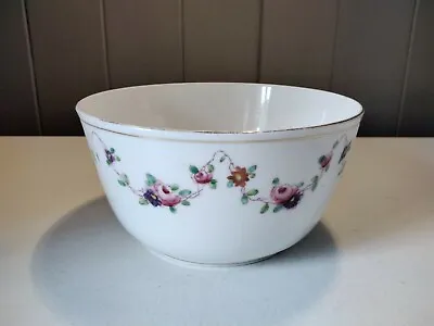 Buy Vintage Tuscan Fine English Bone China Sugar Bowl White & Pink Purple Flower • 8.50£