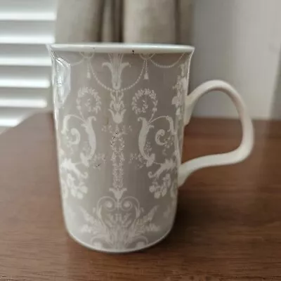 Buy Laura Ashley Grey Floral Mug - Fine Bone China • 12.95£
