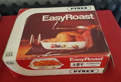 Buy Vintage Pyrex Easy Roast Tuscany Market  Serving Dish Microwave Oven Dish (11) • 39.99£