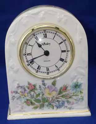 Buy Aynsley Wild Tudor Clock, 6  X 4 3/4 , And YES It WORKS GREAT!!  (B42) • 37.29£