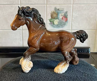 Buy Vintage Collectible Beswick Cantering Shire Horse ~ Model 975 • 45£