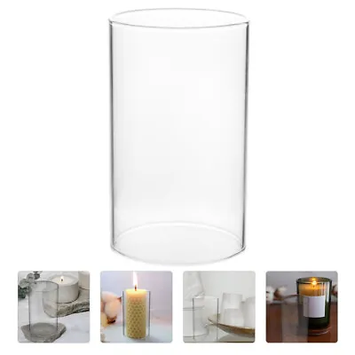 Buy Clear Glass Candle Holders Wedding Decorations Lamp Shade Replacement Round • 8.89£