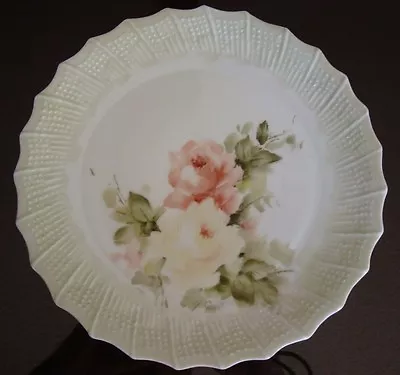 Buy  Limoges Chastagner Hand Painted Signed Plate, Roses, 8 1/2  • 18.25£