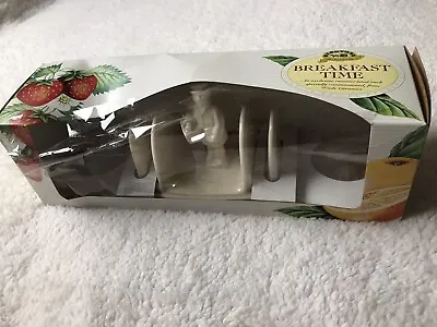 Buy Vintage Collectable Ringtons (Delivery Man) Ceramic Creamware Toast Rack, Wade. • 3£