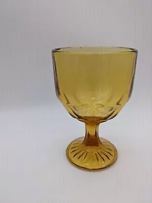 Buy Art Deco Rare FootCup Ice Glass Wine Glass Around 1930's Beer Glass  Amber • 26.58£