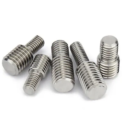 Buy Double End Male Thread Bolt Screw Reducer Fitting Adapter M3 M4 M5 M6 M8 M10 M12 • 3.99£