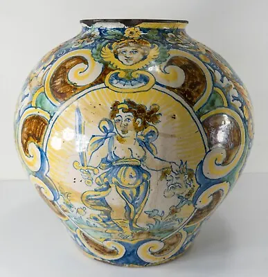Buy Antique Italian Majolica Maiolica Venetian Style Jar Judith & Holofornes • 8,042.79£