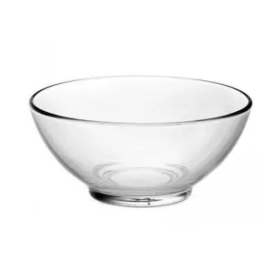 Buy Large Aqua Clear Glass Salad Bowl 24cm - Perfect For Serving Salads And Fruits • 9.45£