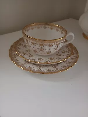 Buy Spode Fleur De Lys Gold Y8063 - 1 Tea Cup, Saucer And Side Plate • 30£