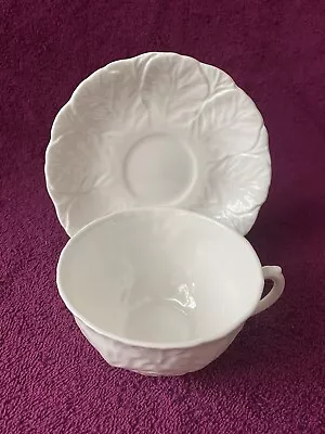 Buy Vintage Coalport White Leaf Countryware Tea Set Duo Cup & Saucer. Vgc Used. • 18£