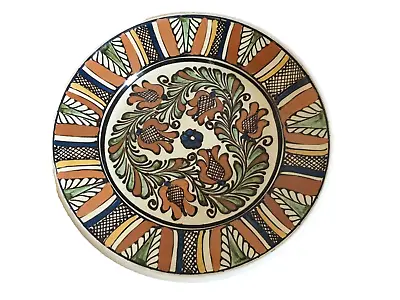 Buy Vintage Korond Romanian Hand Painted Pottery Plate. European Folk Art 9  • 20£