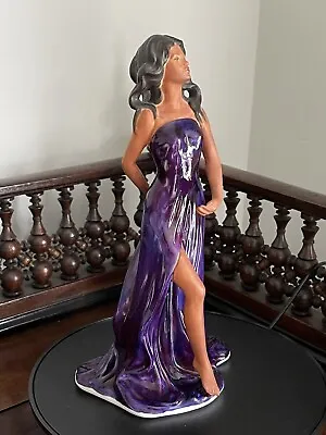 Buy Coalport La Belle Creole Lady Figurine Rare Hand Painted Dark Purple • 34.99£