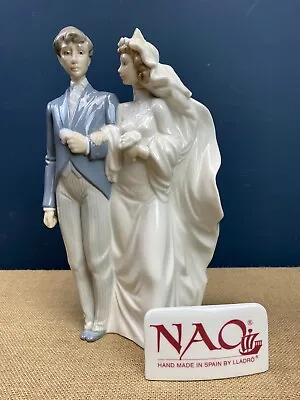 Buy Lladro Nao   Wedding Couple  1199 Porcelain Figurine • 85£