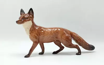 Buy Beswick Large Standing Fox. Figurine  23.cm / 9 Long. Repaired Leg Chip On Face • 9.99£