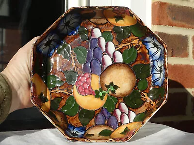 Buy Charlotte Rhead Bursley Ware Art Deco Pomona Pattern Fruit Dish Bowl C1925 • 39£