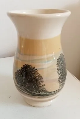 Buy Boscastle Pottery Trees 16cm Tall Vase By Roger Irving 2018 • 10£