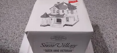 Buy Department 56 Queen Anne Victorian Snow Village Retired With Original Box • 34.96£