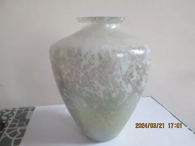 Buy Vintage 1990s Royal Brierley Studio Michael Harris Iridescent Glass 8  Vase • 19.99£