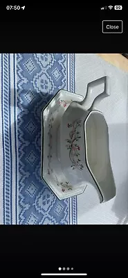 Buy Johnson Brothers Eternal Beau Gravy Boat And Plate Ceramic Floral • 4£