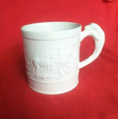 Buy Wedgwood DEVONSHIRE Queens Ware Mug Tankard Made In England 4  Tall Hunting  • 39.99£