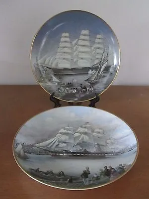 Buy The Great Clipper Ships 1981 Franklin Mint Fine Porcelain 9  Collectors Plates • 25£
