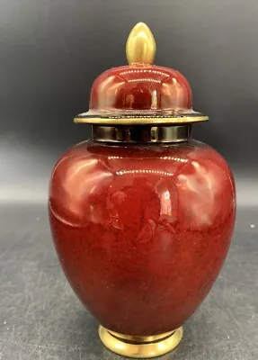 Buy Vintage Art Deco Rouge Royale Carltonware Temple Storage Ginger Jar • 11£