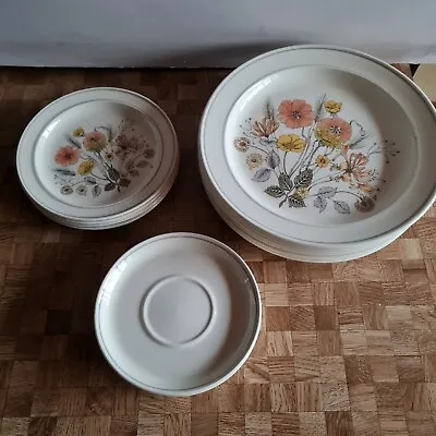 Buy J&G Meakin Trend Hedgerow, Plates, Side Plates. Saucers, 15 Pieces • 10£