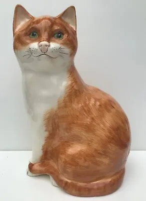 Buy Babbacombe Pottery Large Ginger And White Cat Figure - Philip Laureston • 40£